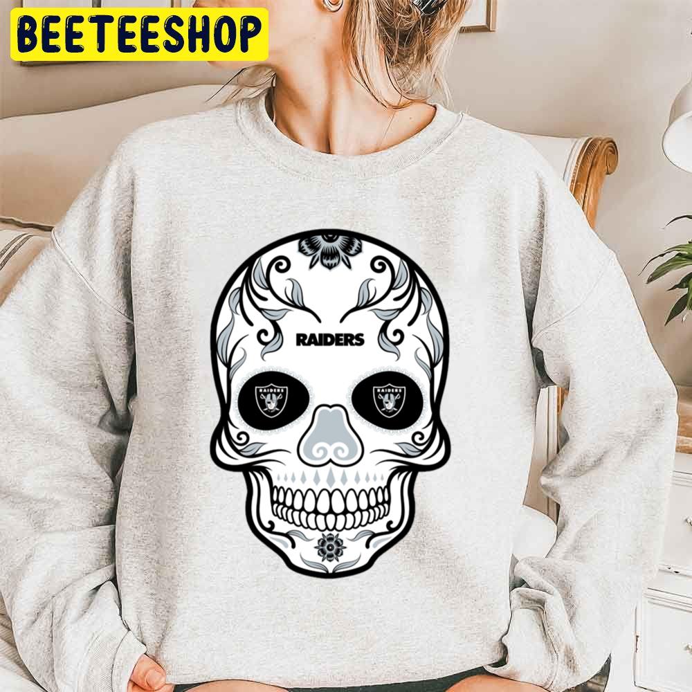 Skull Art Las Vegas Raiders Football Trending Unisex Sweatshirt Skull Art Las Vegas Raiders Football Trending Unisex Sweatshirt