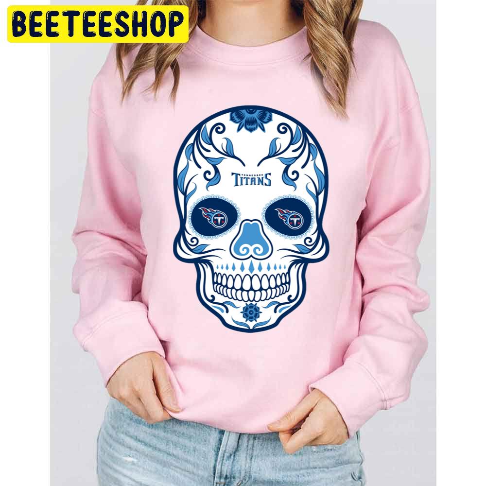 Skull Art Tennessee Titans Football Trending Unisex Sweatshirt Skull Art Tennessee Titans Football Trending Unisex Sweatshirt