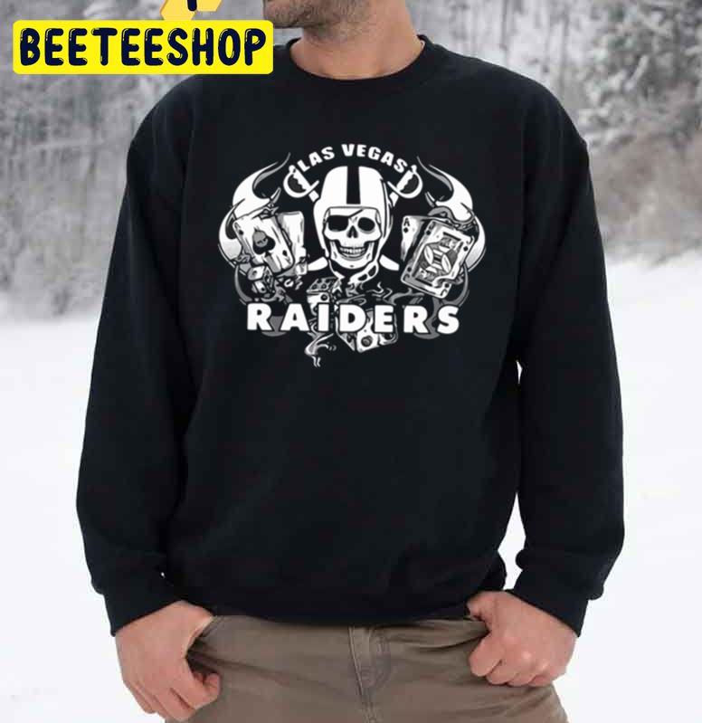 Skull In Las Vegas Raiders Football Trending Unisex Sweatshirt Skull In Las Vegas Raiders Football Trending Unisex Sweatshirt