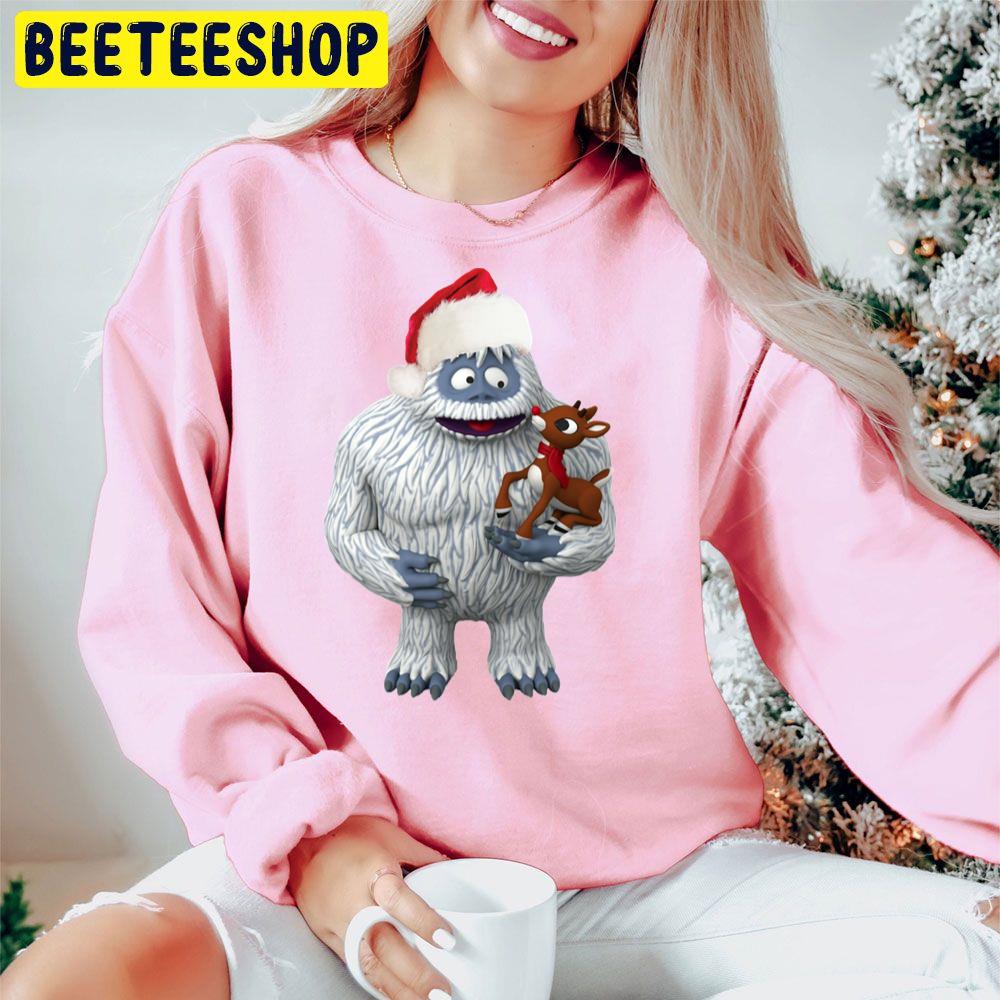 Snowman And Rudolph Christmas Trending Unisex Hoodie Snowman And Rudolph Christmas Trending Unisex Hoodie