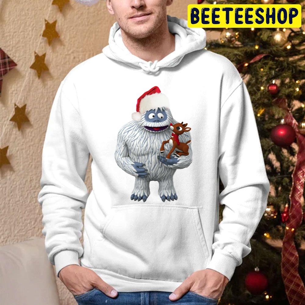 Snowman And Rudolph Christmas Trending Unisex Hoodie Snowman And Rudolph Christmas Trending Unisex Hoodie