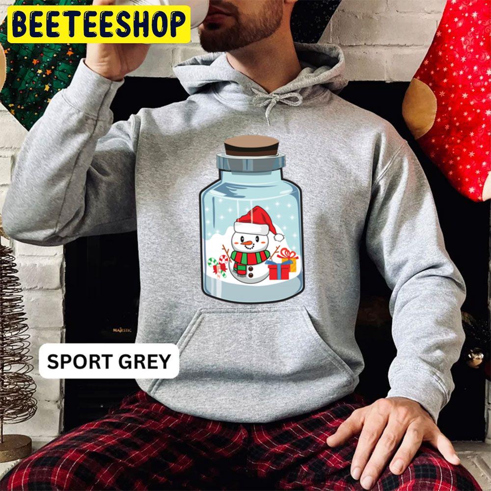 Snowman In A Bottle Christmas Trending Unisex Hoodie Snowman In A Bottle Christmas Trending Unisex Hoodie