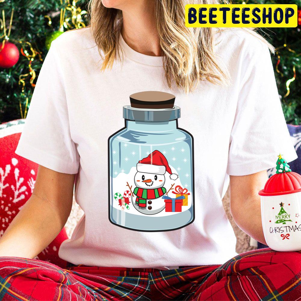Snowman In A Bottle Christmas Trending Unisex Hoodie Snowman In A Bottle Christmas Trending Unisex Hoodie