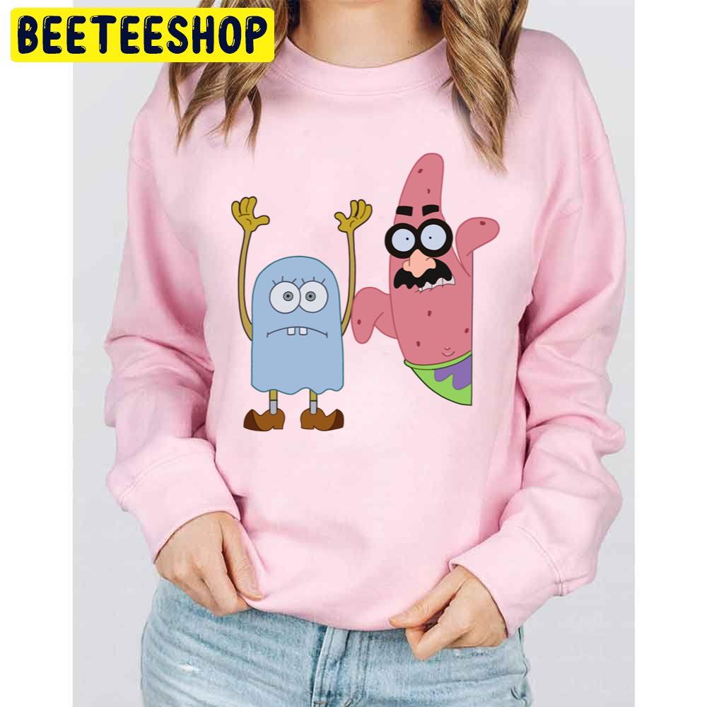 Spongebob And Patrick Halloween Unisex Sweatshirt Spongebob And Patrick Halloween Unisex Sweatshirt