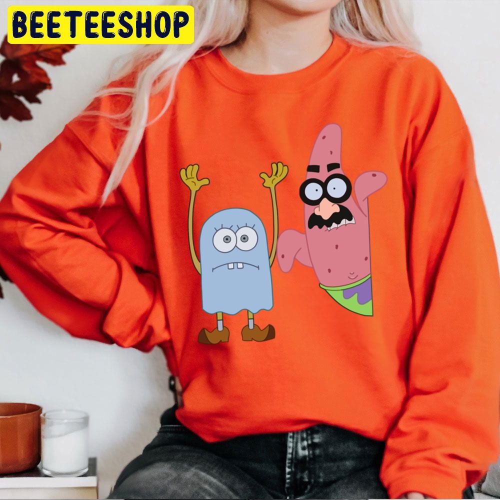 Spongebob And Patrick Halloween Unisex Sweatshirt Spongebob And Patrick Halloween Unisex Sweatshirt