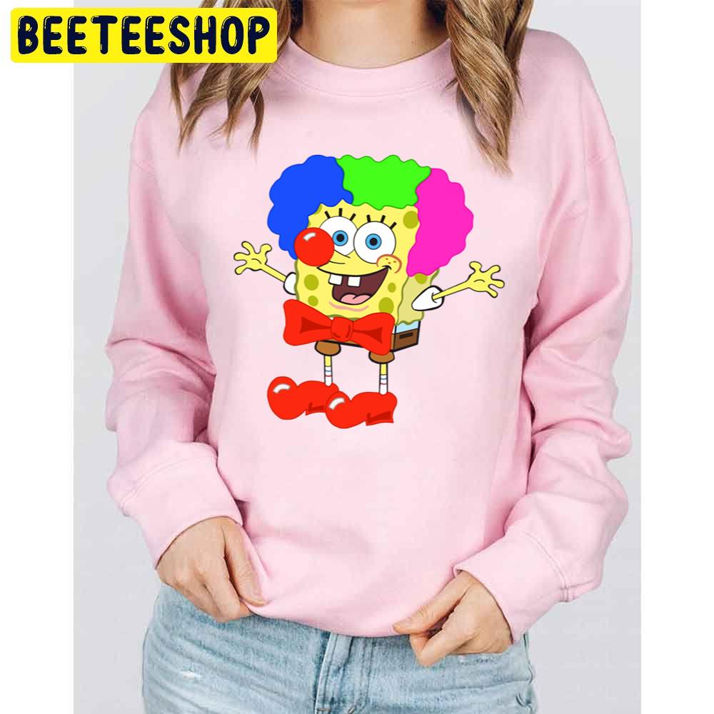Spongebob Clown Unisex Sweatshirt Spongebob Clown Unisex Sweatshirt