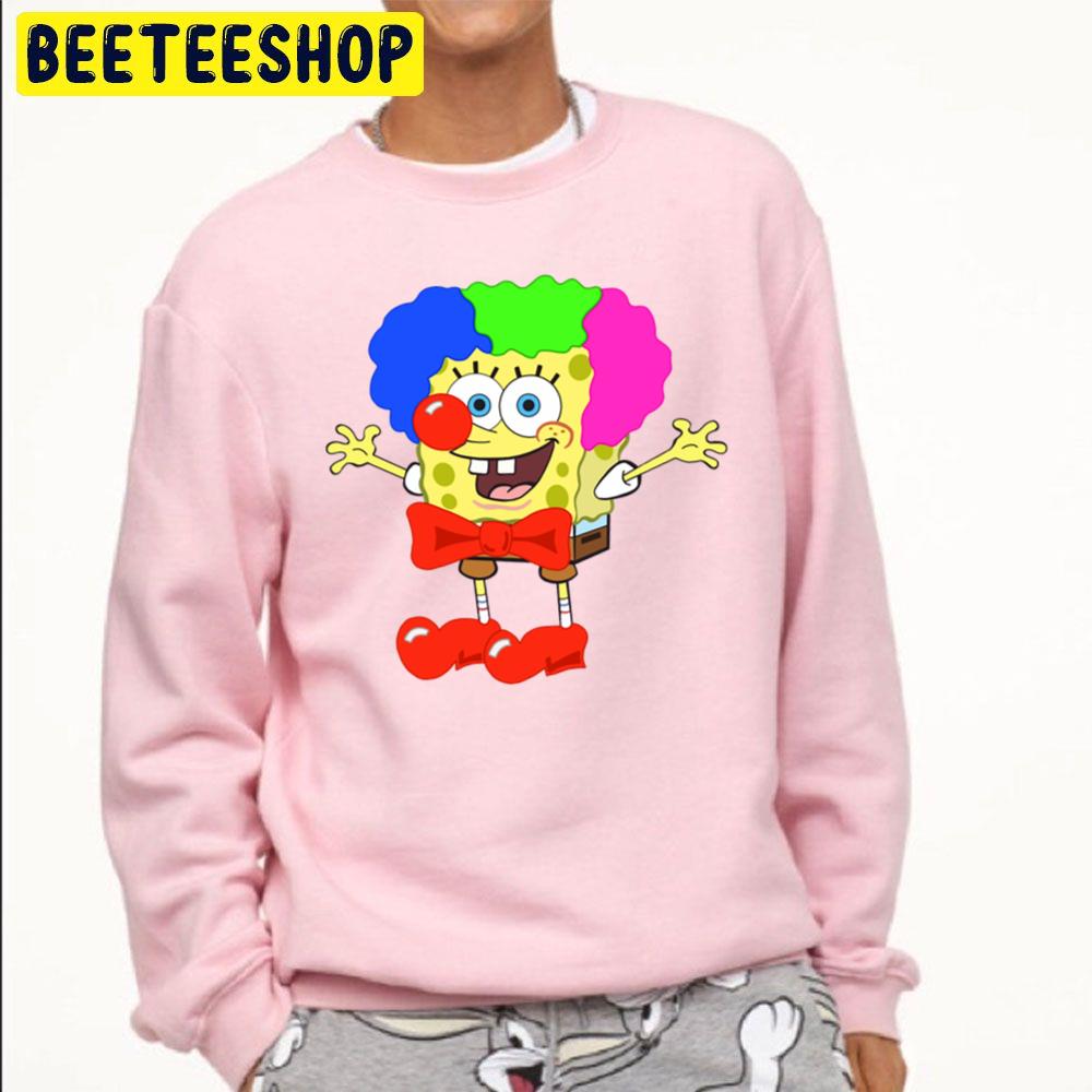 Spongebob Clown Unisex Sweatshirt Spongebob Clown Unisex Sweatshirt