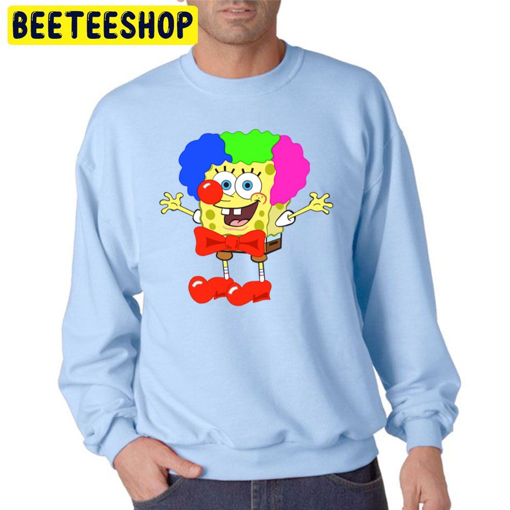 Spongebob Clown Unisex Sweatshirt Spongebob Clown Unisex Sweatshirt