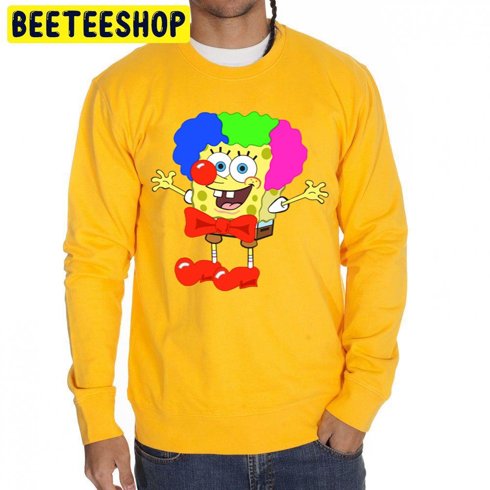 Spongebob Clown Unisex Sweatshirt Spongebob Clown Unisex Sweatshirt