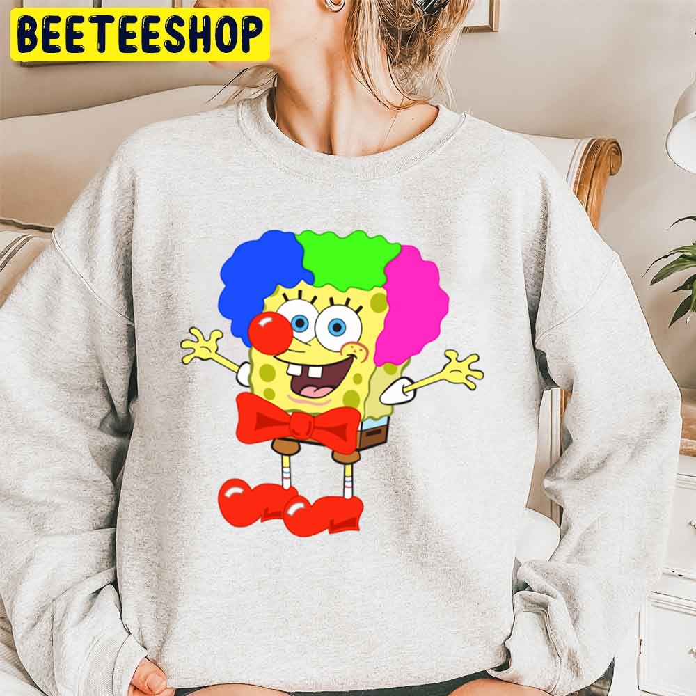 Spongebob Clown Unisex Sweatshirt Spongebob Clown Unisex Sweatshirt