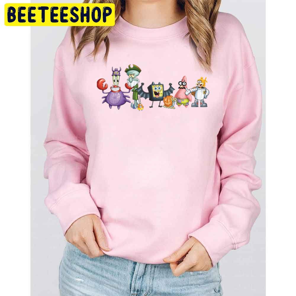 Spongebob Halloween Unisex Sweatshirt Spongebob Halloween Unisex Sweatshirt
