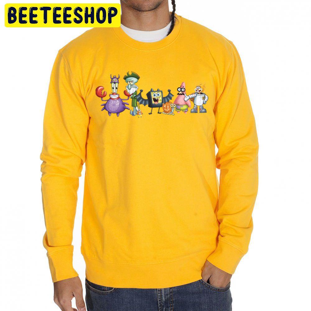 Spongebob Halloween Unisex Sweatshirt Spongebob Halloween Unisex Sweatshirt