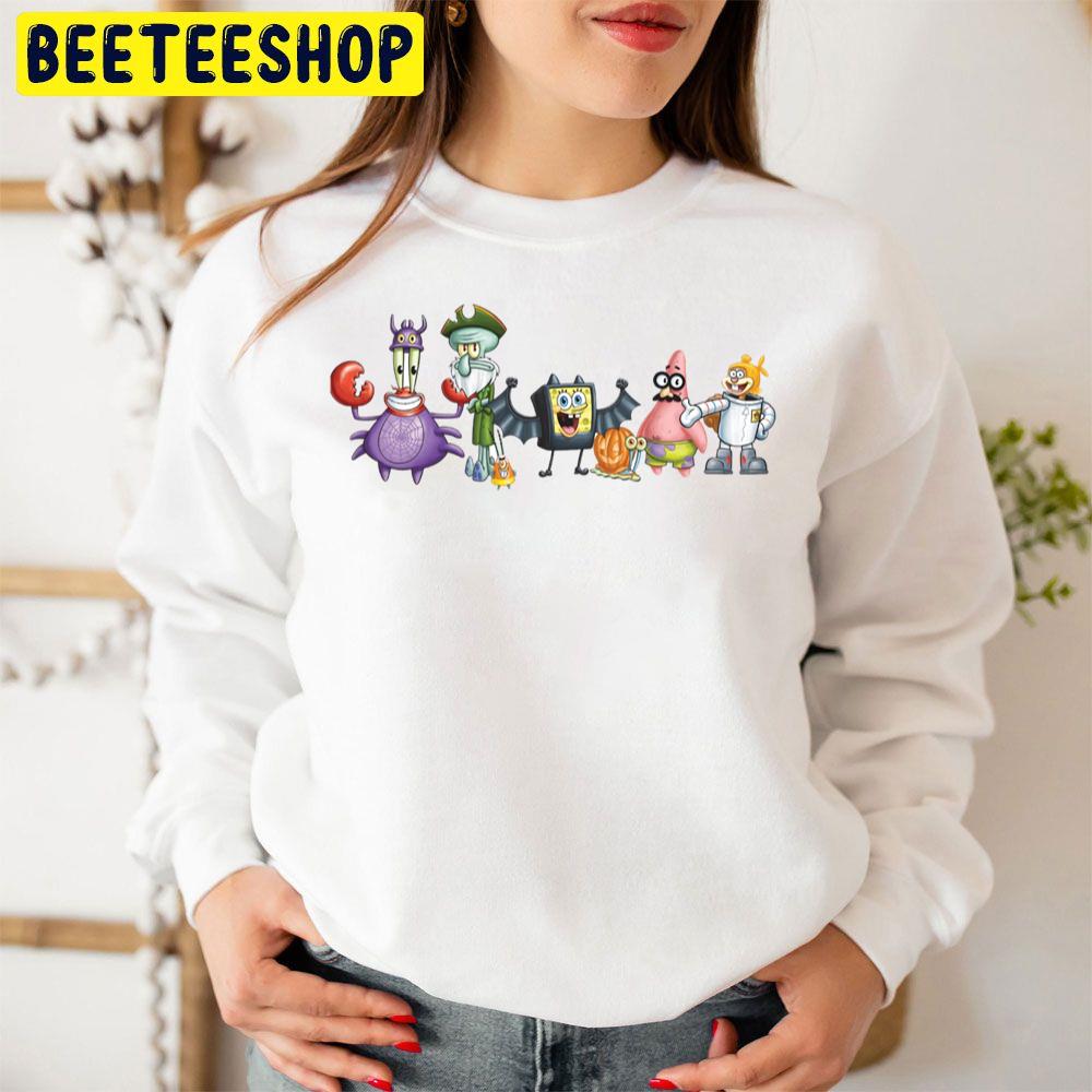 Spongebob Halloween Unisex Sweatshirt Spongebob Halloween Unisex Sweatshirt
