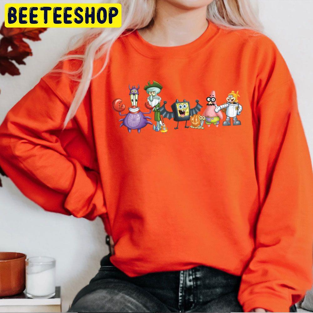 Spongebob Halloween Unisex Sweatshirt Spongebob Halloween Unisex Sweatshirt
