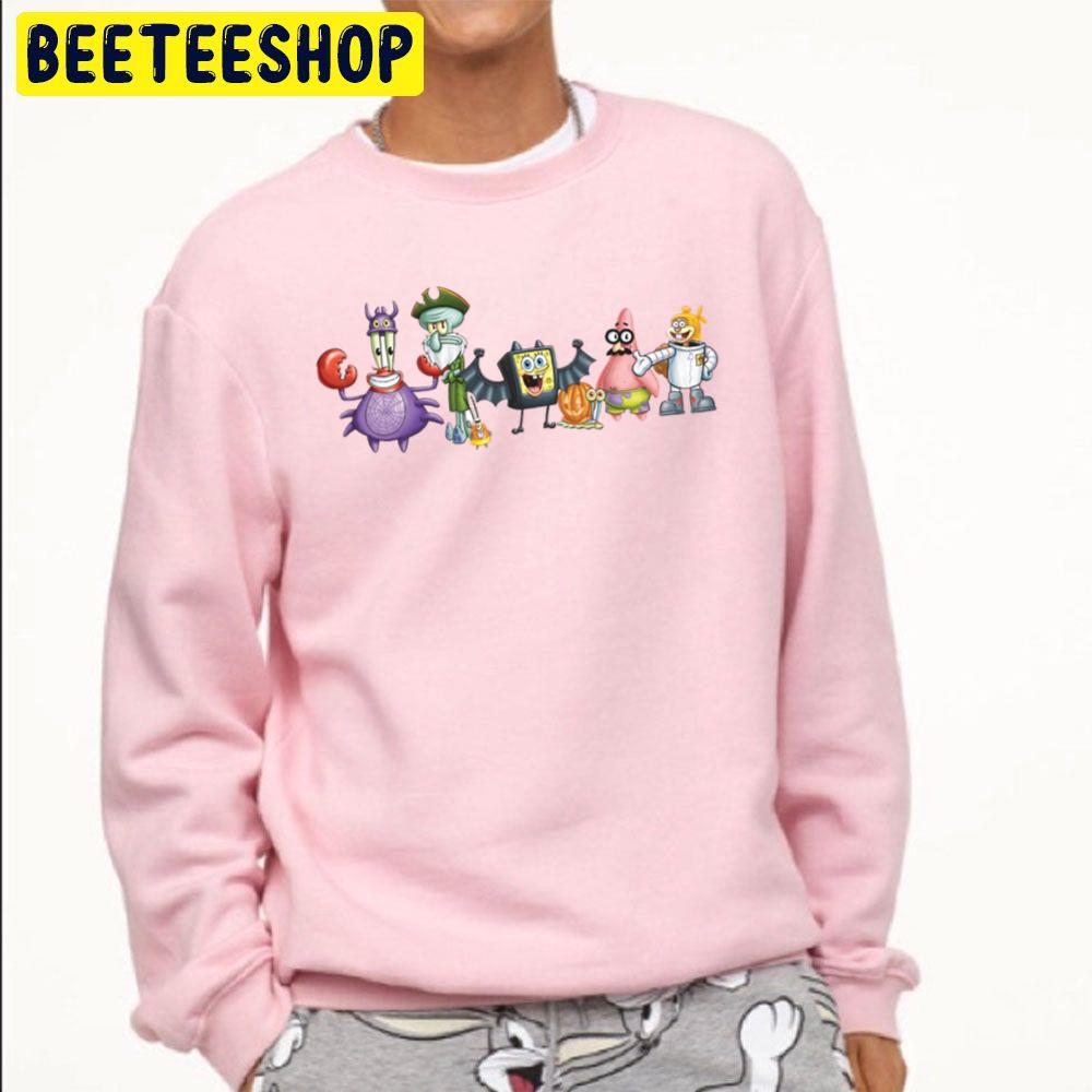 Spongebob Halloween Unisex Sweatshirt Spongebob Halloween Unisex Sweatshirt