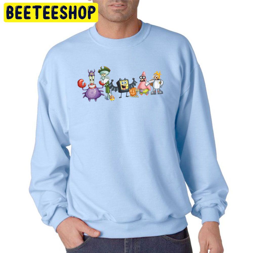 Spongebob Halloween Unisex Sweatshirt Spongebob Halloween Unisex Sweatshirt