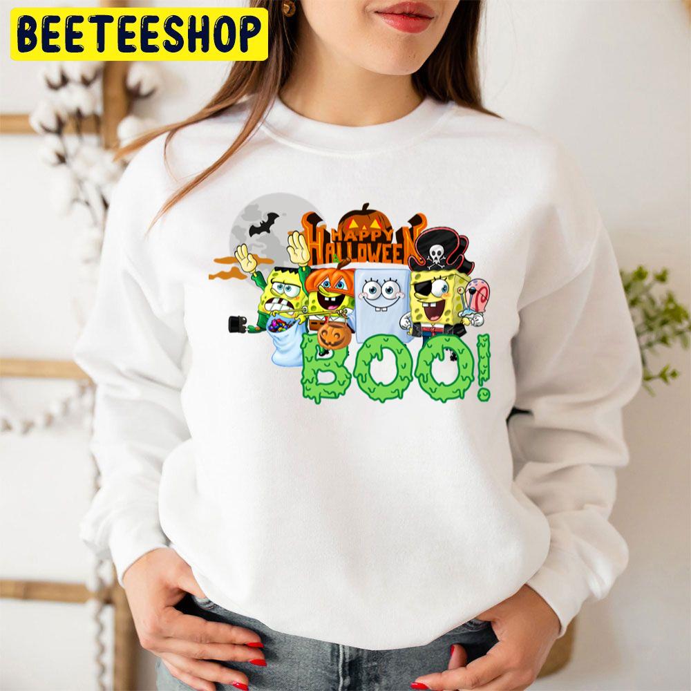 Spongebob Happy Halloween Day Unisex Sweatshirt Spongebob Happy Halloween Day Unisex Sweatshirt