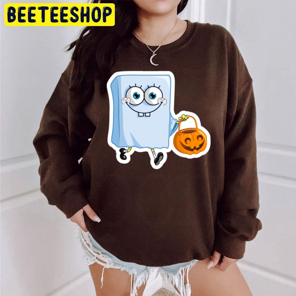 Spongebob Trick Or Treat Halloween Unisex Sweatshirt Spongebob Trick Or Treat Halloween Unisex Sweatshirt