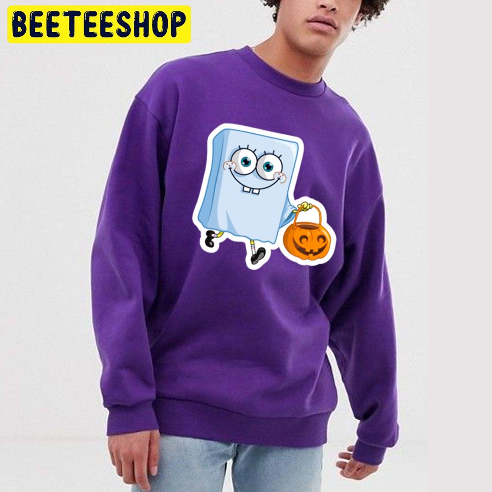 Spongebob Trick Or Treat Halloween Unisex Sweatshirt Spongebob Trick Or Treat Halloween Unisex Sweatshirt