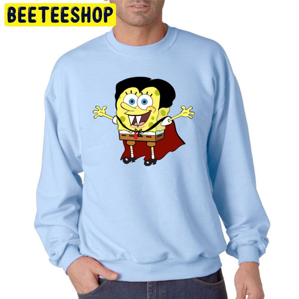Spongebob Vampire Halloween Unisex Sweatshirt Spongebob Vampire Halloween Unisex Sweatshirt