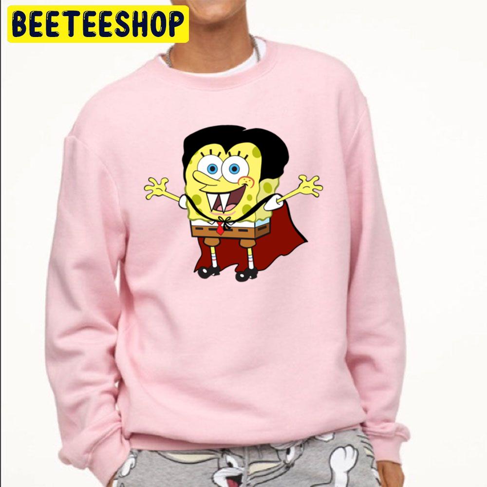 Spongebob Vampire Halloween Unisex Sweatshirt Spongebob Vampire Halloween Unisex Sweatshirt
