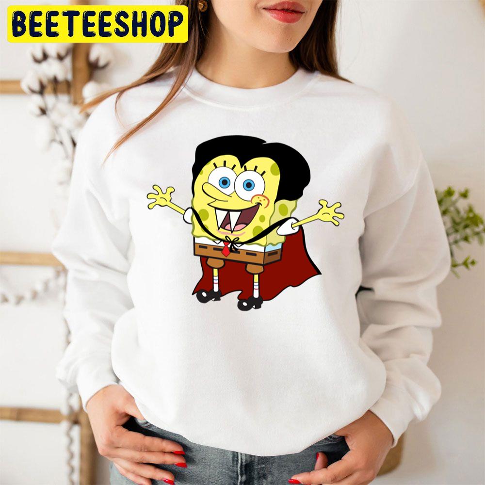 Spongebob Vampire Halloween Unisex Sweatshirt Spongebob Vampire Halloween Unisex Sweatshirt