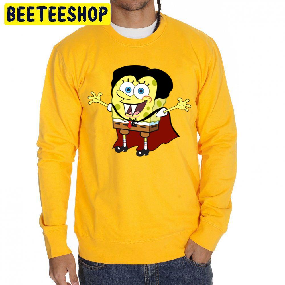Spongebob Vampire Halloween Unisex Sweatshirt Spongebob Vampire Halloween Unisex Sweatshirt