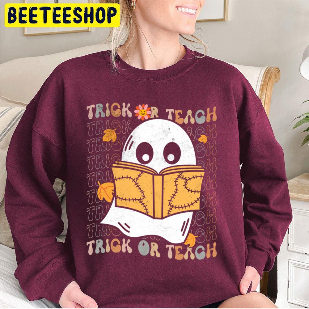 Spooky Teacher Halloween Trick Or Treat Unisex Sweatshirt Spooky Teacher Halloween Trick Or Treat Unisex Sweatshirt