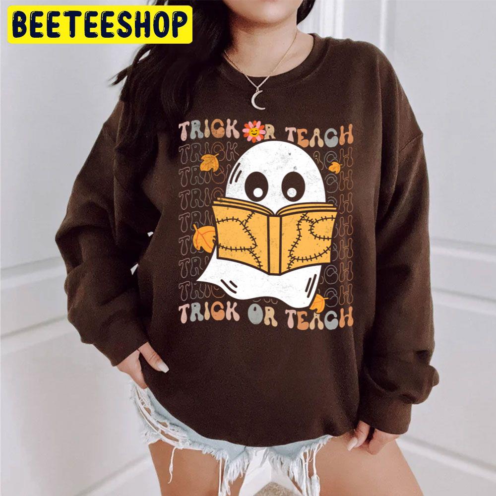 Spooky Teacher Halloween Trick Or Treat Unisex Sweatshirt Spooky Teacher Halloween Trick Or Treat Unisex Sweatshirt