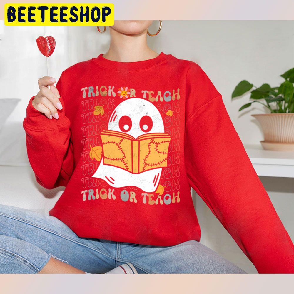 Spooky Teacher Halloween Trick Or Treat Unisex Sweatshirt Spooky Teacher Halloween Trick Or Treat Unisex Sweatshirt