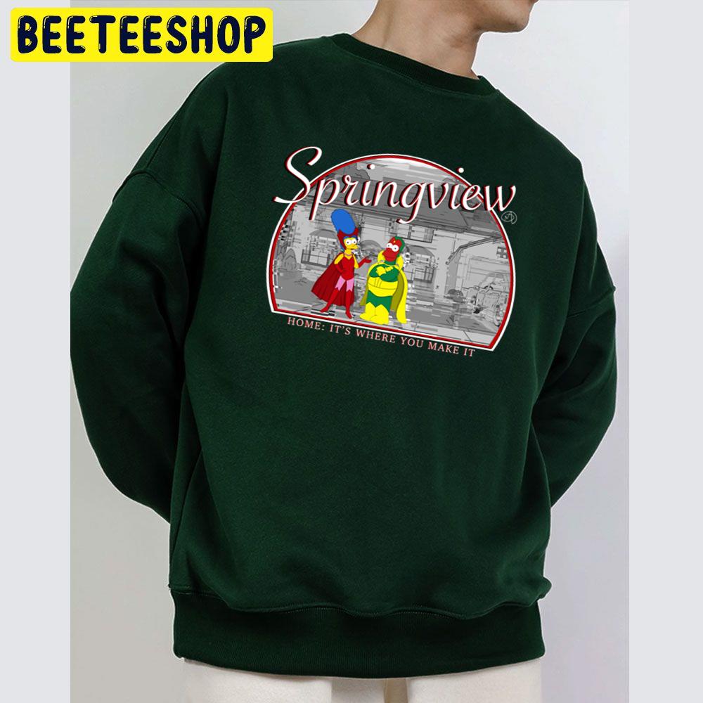 Springview Home The Simpsons It's Where You Make It Halloween Unisex Sweatshirt Springview Home The Simpsons It's Where You Make It Halloween Unisex Sweatshirt