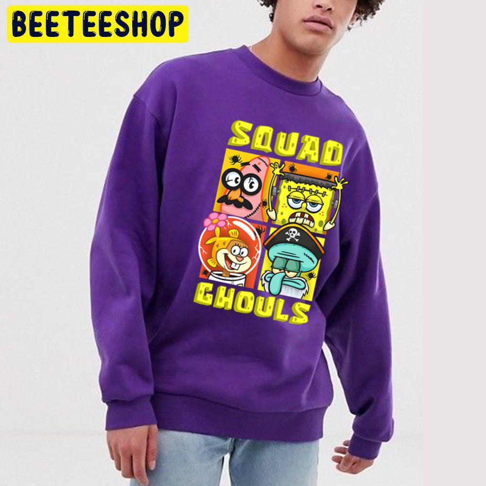 Squad Ghouls Mademark X Spongebob Squarepantshalloween Unisex Sweatshirt Squad Ghouls Mademark X Spongebob Squarepantshalloween Unisex Sweatshirt