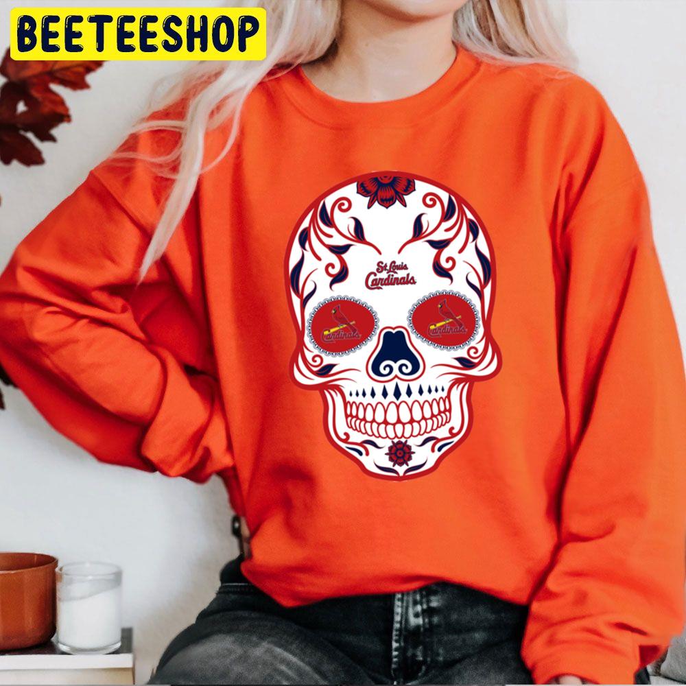 St. Louis Cardinals Suger Skull Baseball Trending Unisex Sweatshirt St. Louis Cardinals Suger Skull Baseball Trending Unisex Sweatshirt