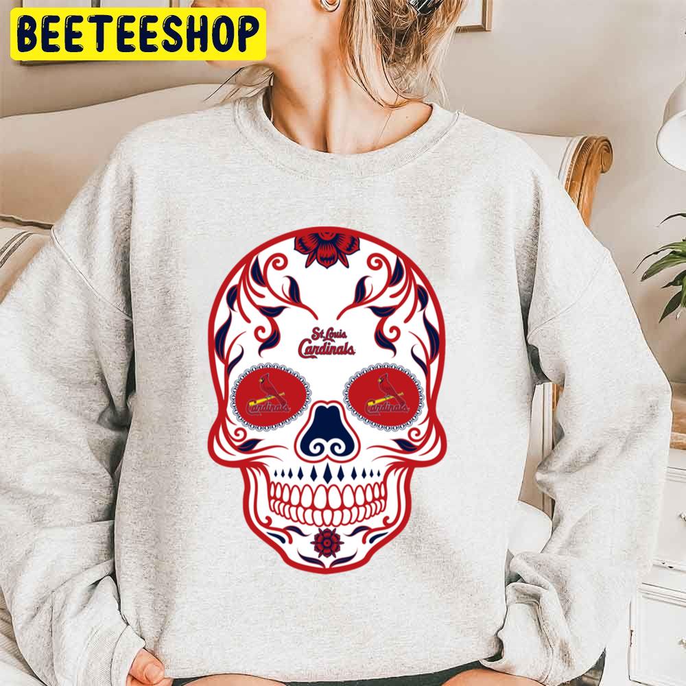 St. Louis Cardinals Suger Skull Baseball Trending Unisex Sweatshirt St. Louis Cardinals Suger Skull Baseball Trending Unisex Sweatshirt