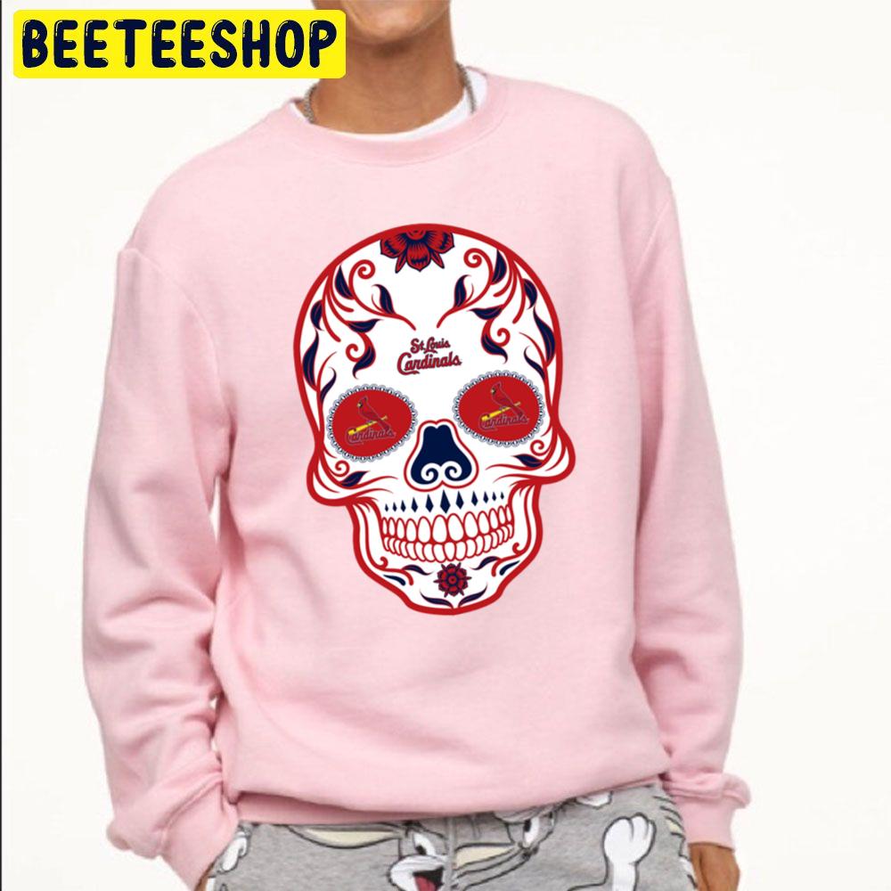 St. Louis Cardinals Suger Skull Baseball Trending Unisex Sweatshirt St. Louis Cardinals Suger Skull Baseball Trending Unisex Sweatshirt