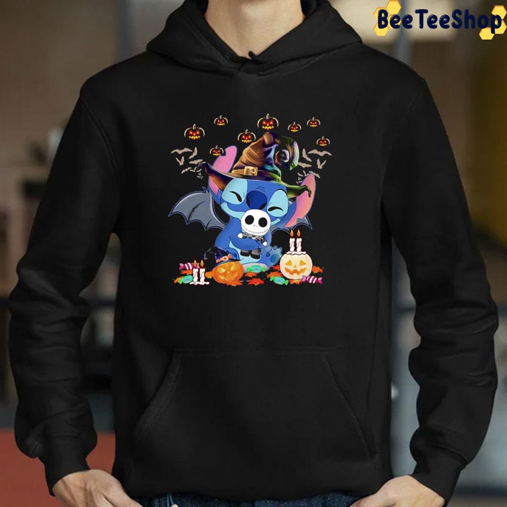 Stitch And Jack Skellington Baby Funny Halloween Trending Unisex Sweatshirt Stitch And Jack Skellington Baby Funny Halloween Trending Unisex Sweatshirt