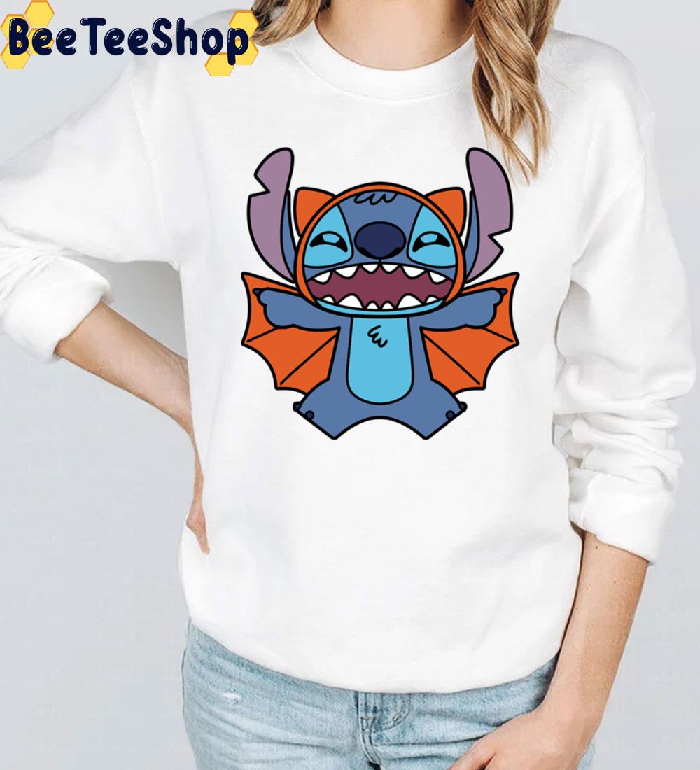 Stitch Bat Halloween Hoodie Trending Unisex Sweatshirt Stitch Bat Halloween Hoodie Trending Unisex Sweatshirt