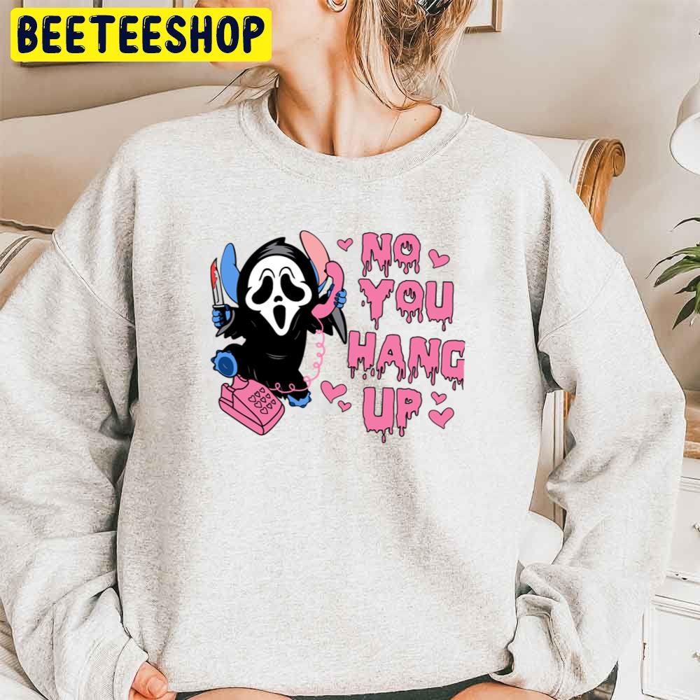 Stitch Cosplay Ghostface No You Hang Up Halloween Trending Unisex Sweatshirt Stitch Cosplay Ghostface No You Hang Up Halloween Trending Unisex Sweatshirt