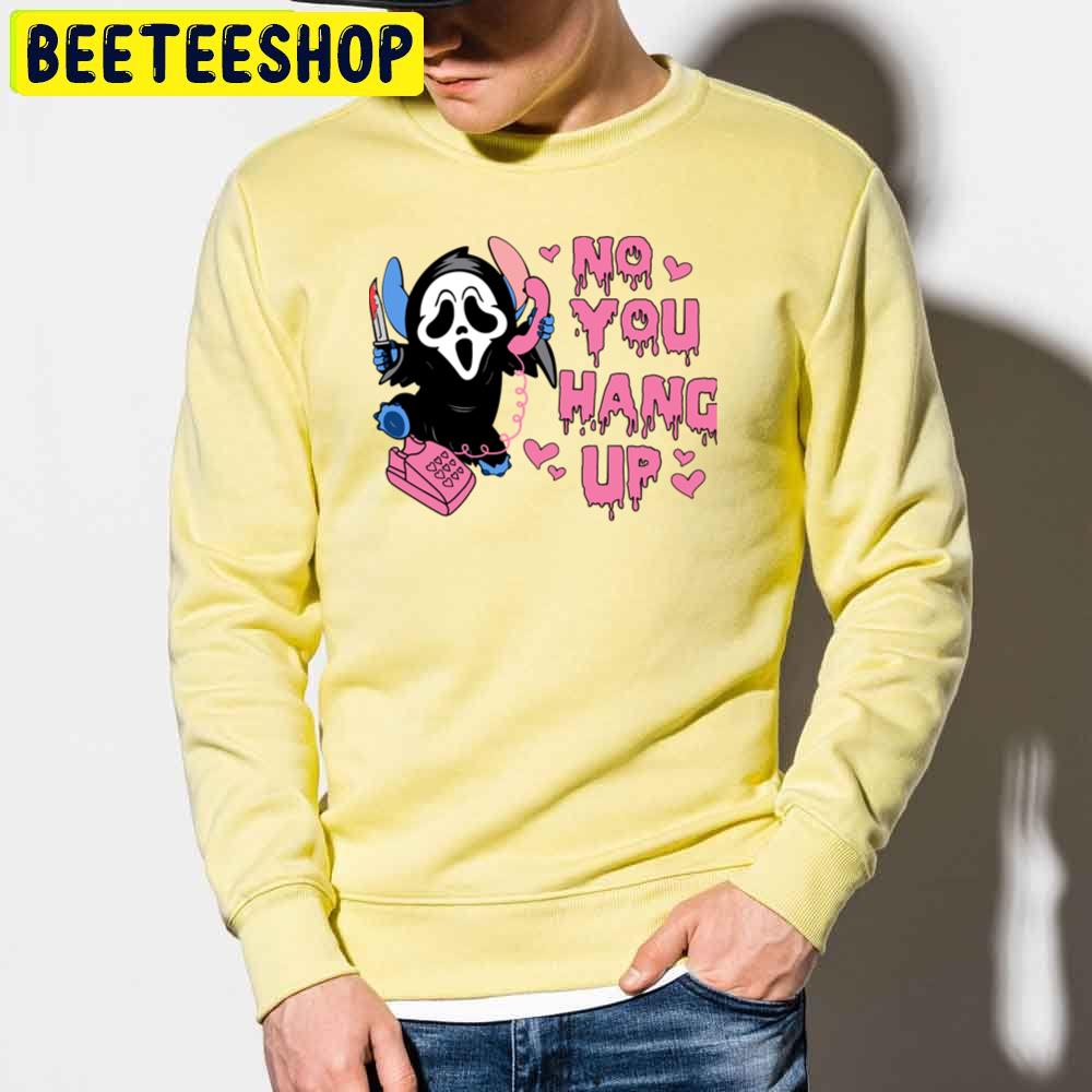 Stitch Cosplay Ghostface No You Hang Up Halloween Trending Unisex Sweatshirt Stitch Cosplay Ghostface No You Hang Up Halloween Trending Unisex Sweatshirt