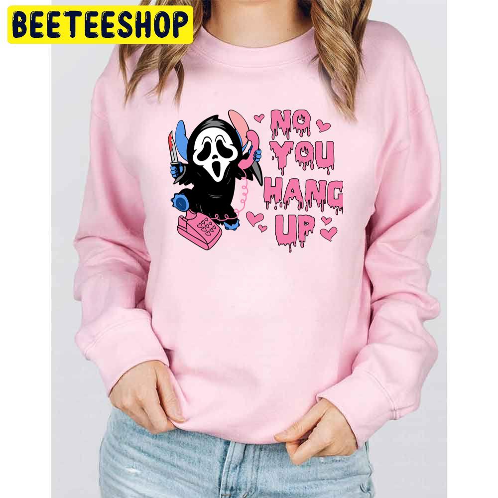 Stitch Cosplay Ghostface No You Hang Up Halloween Trending Unisex Sweatshirt Stitch Cosplay Ghostface No You Hang Up Halloween Trending Unisex Sweatshirt