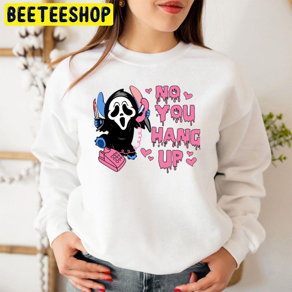 Stitch Cosplay Ghostface No You Hang Up Halloween Trending Unisex Sweatshirt Stitch Cosplay Ghostface No You Hang Up Halloween Trending Unisex Sweatshirt
