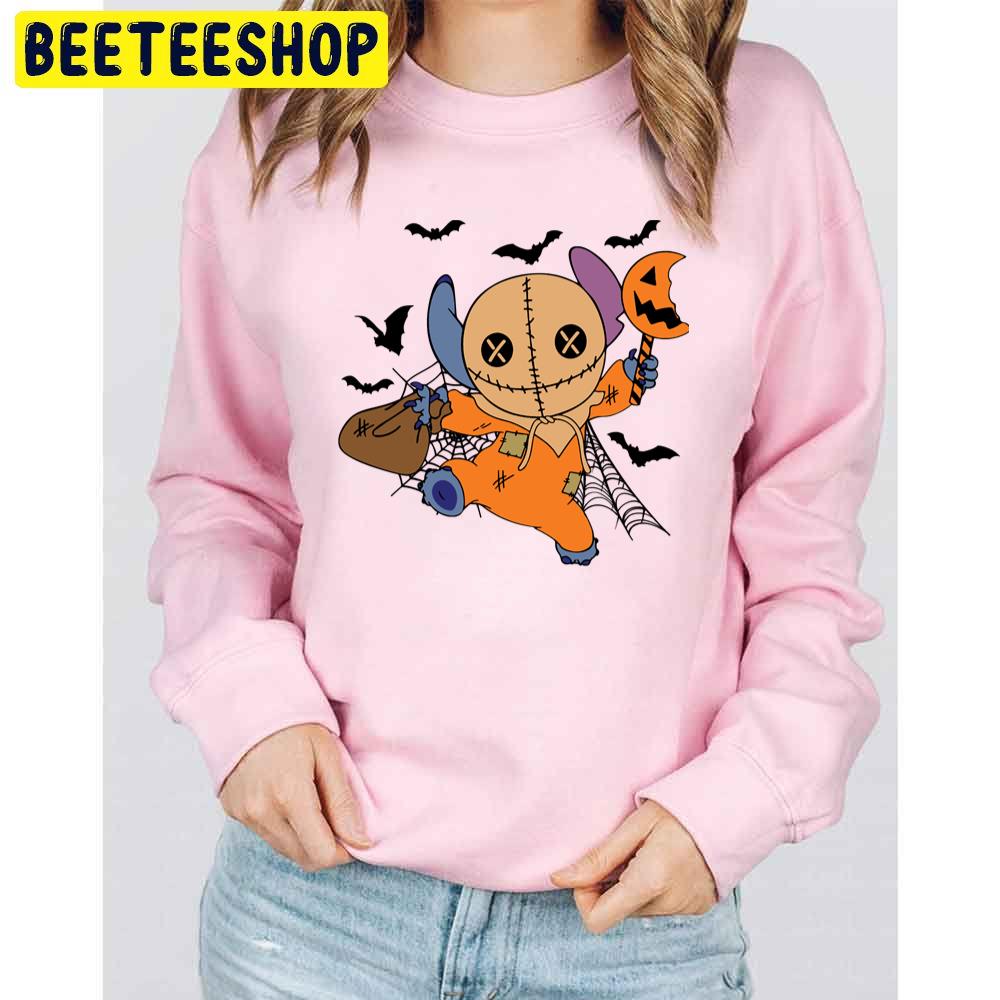 Stitch Halloween Party Trending Unisex Sweatshirt Stitch Halloween Party Trending Unisex Sweatshirt