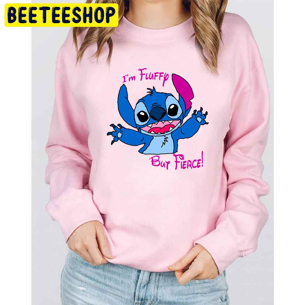 Stitch I'm Fluffy But Fierce Trending Unisex Sweatshirt Stitch I'm Fluffy But Fierce Trending Unisex Sweatshirt