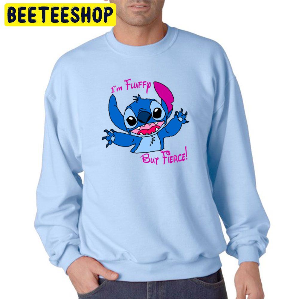 Stitch I'm Fluffy But Fierce Trending Unisex Sweatshirt Stitch I'm Fluffy But Fierce Trending Unisex Sweatshirt