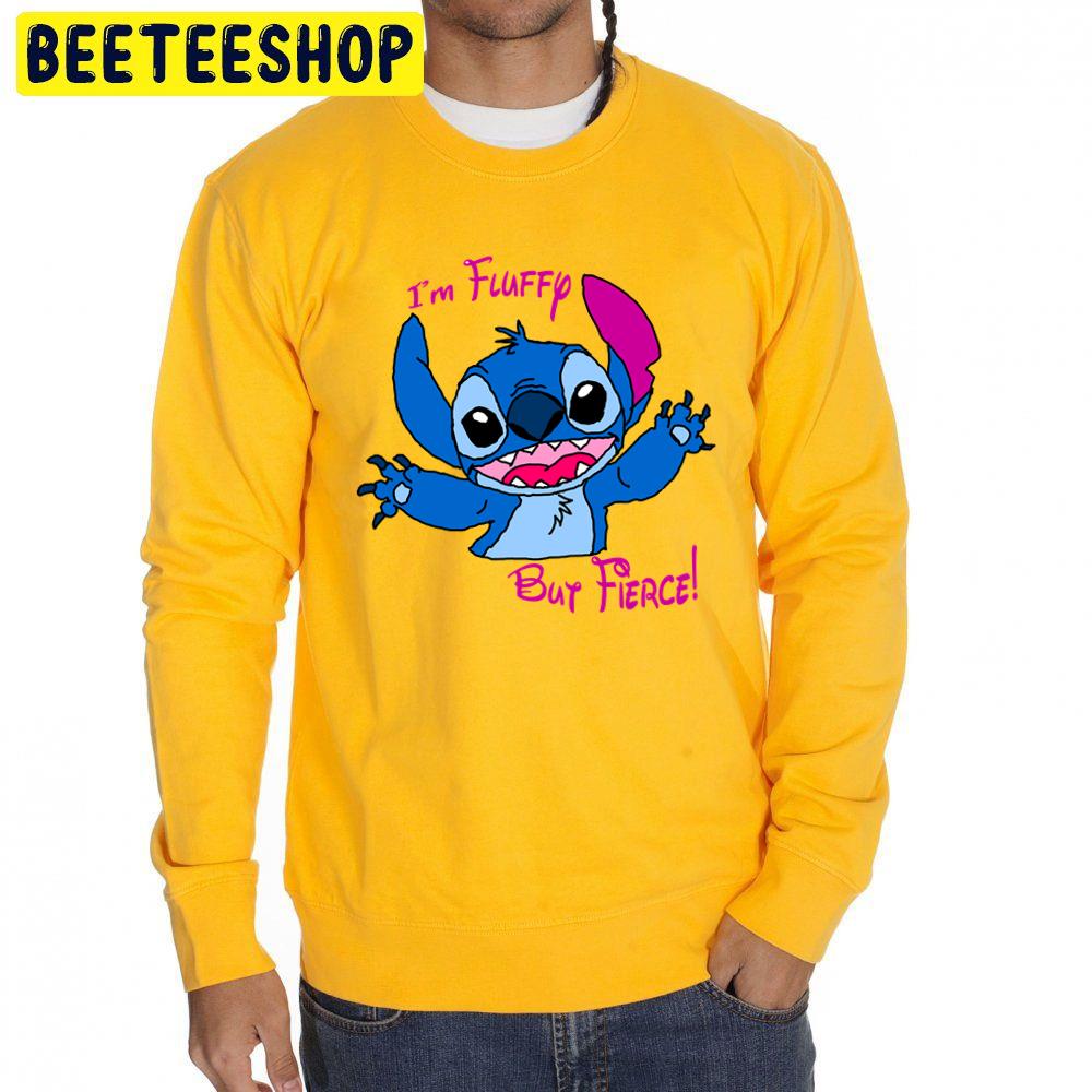 Stitch I'm Fluffy But Fierce Trending Unisex Sweatshirt Stitch I'm Fluffy But Fierce Trending Unisex Sweatshirt