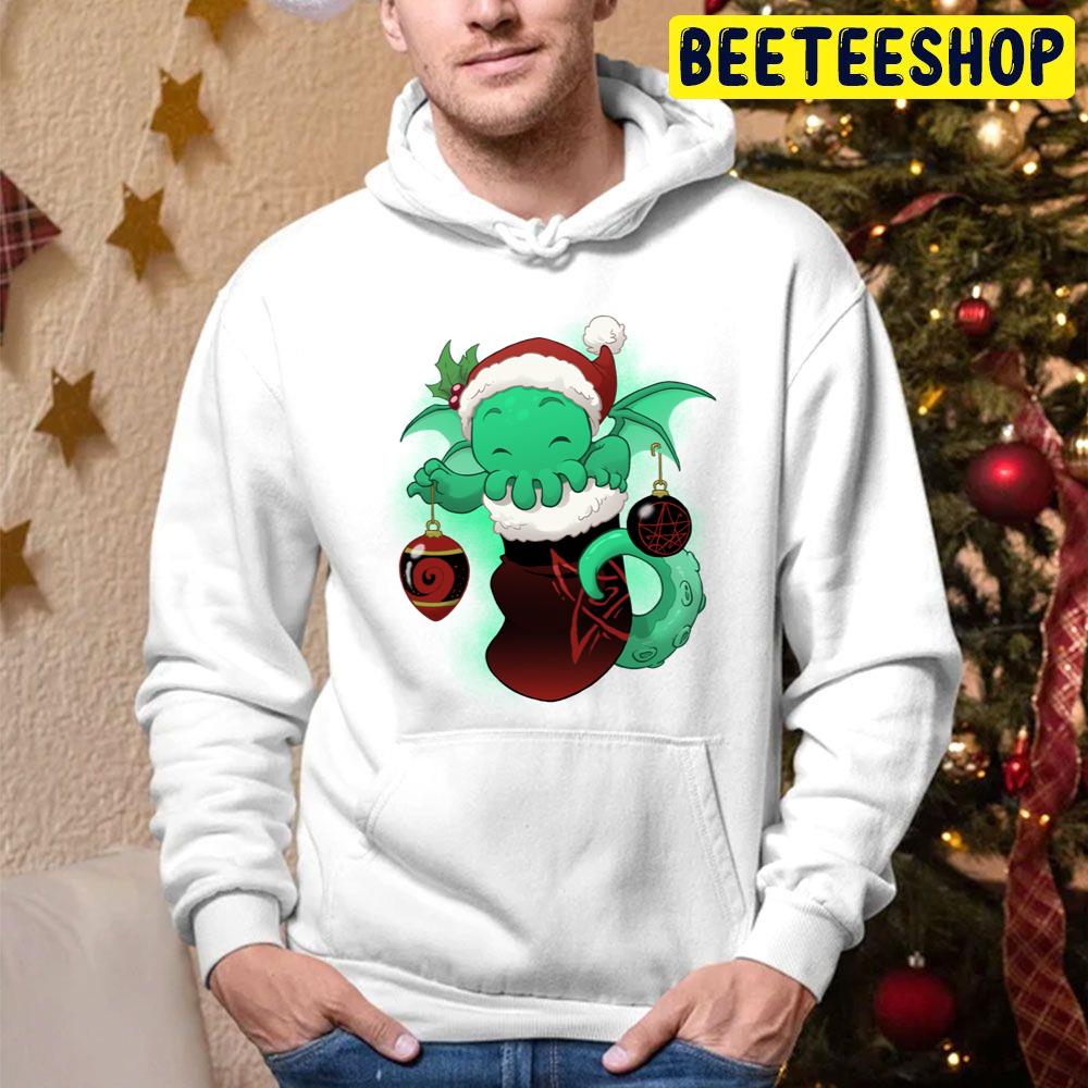 Stocking Stuffers Cthulhu Christmas Trending Unisex Hoodie Stocking Stuffers Cthulhu Christmas Trending Unisex Hoodie
