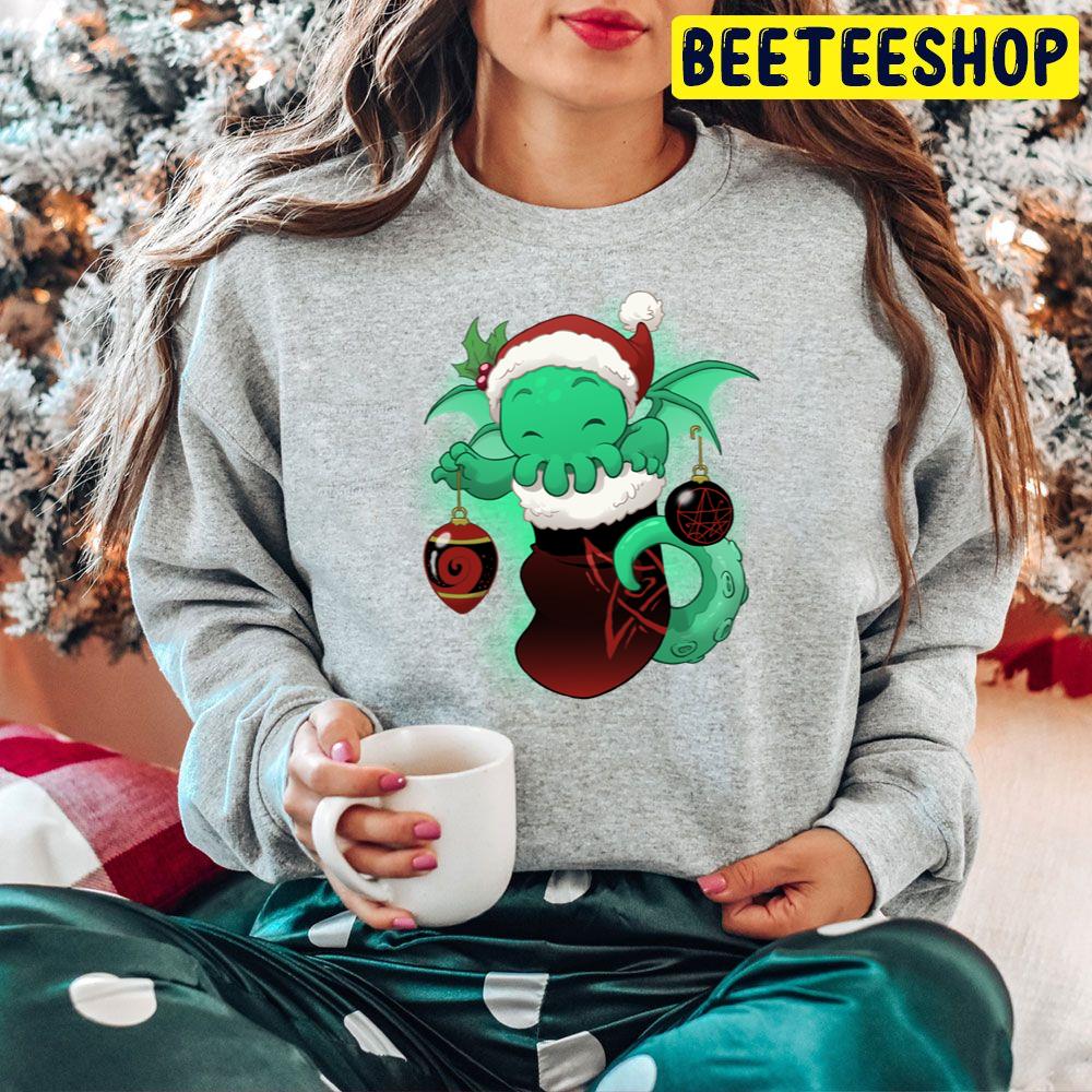 Stocking Stuffers Cthulhu Christmas Trending Unisex Hoodie Stocking Stuffers Cthulhu Christmas Trending Unisex Hoodie
