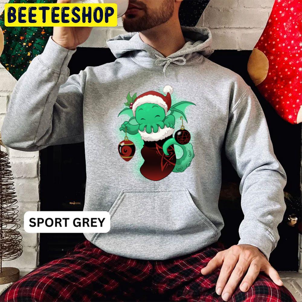 Stocking Stuffers Cthulhu Christmas Trending Unisex Hoodie Stocking Stuffers Cthulhu Christmas Trending Unisex Hoodie