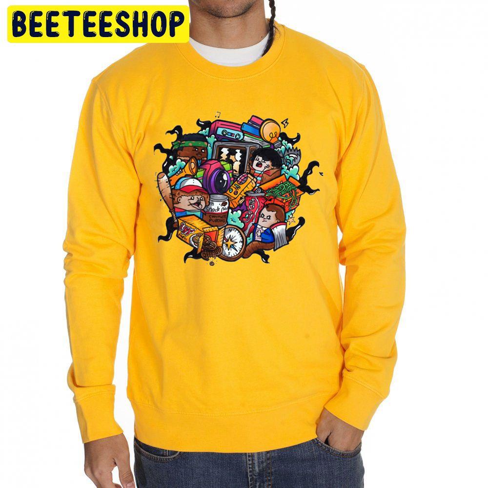 Stranger Things 4 Cute Art Trending Unisex Sweatshirt Stranger Things 4 Cute Art Trending Unisex Sweatshirt