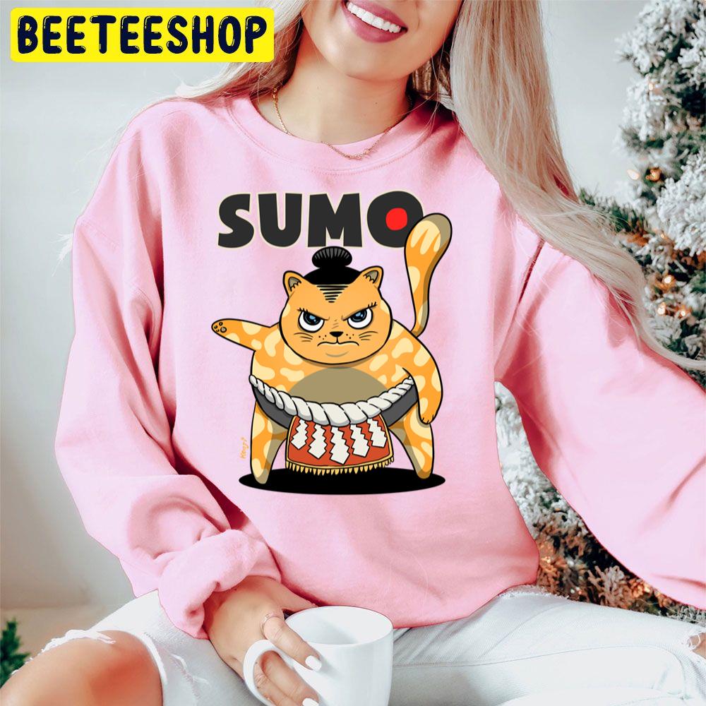 Sumo Wrestler Cat Yokozuna Neko Orange Trending Unisex Hoodie Sumo Wrestler Cat Yokozuna Neko Orange Trending Unisex Hoodie